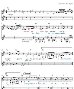 Quizas Quizas Quizas - Andrea Bocelli (sheet band)