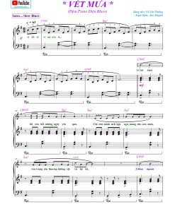 Hướng dẫn đệm piano điệu Blues - P4 * VẾT MƯA