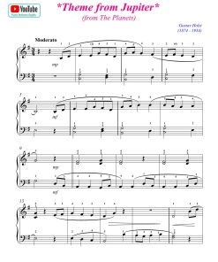 Theme from Jupiter - sheet pdf