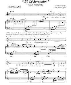 Bộ lễ Seraphim tone Dm sheet pdf