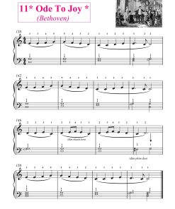 Ode to Joy pdf for beginner