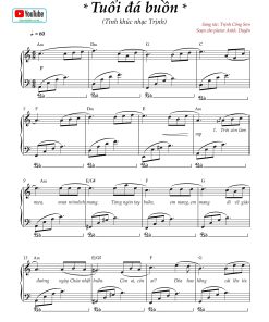 Tuổi đá buồn - sheet pdf