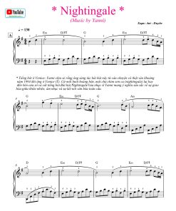 The best for piano ''Nightingale'' | Yanni Piano Cover (sheet pdf)